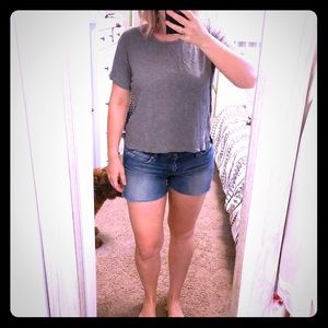 Brandy Melville ribbed tee